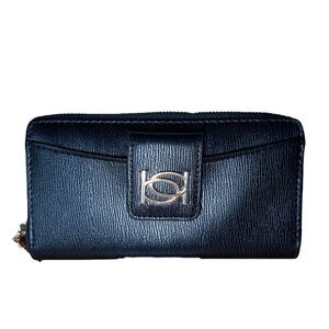 2B Bebe Black Wallet with Gold Detail